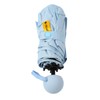 Sun Umbrella Mini Compact Sky Blue Foldable Umbrella for Sunny