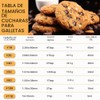 JUNADAEL J Mini cuchara para galletas, extra pequeña de 1/3