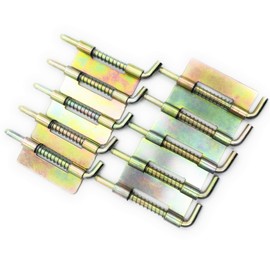 WEIJ 10Pcs 2 inch Spring Loaded Hand Fixed Security Barrel Bolt Latch