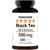 MONOHERB Black Tea Extract 500 mg - 180 Capsules