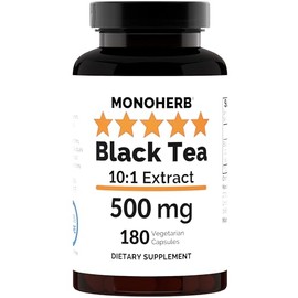 MONOHERB Black Tea Extract 500 mg - 180 Capsules