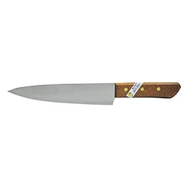Kiwi Knife Kitchen Cut Sharp Blade Cookware Stainless Steel Size (8 Inches) No.288,Brown