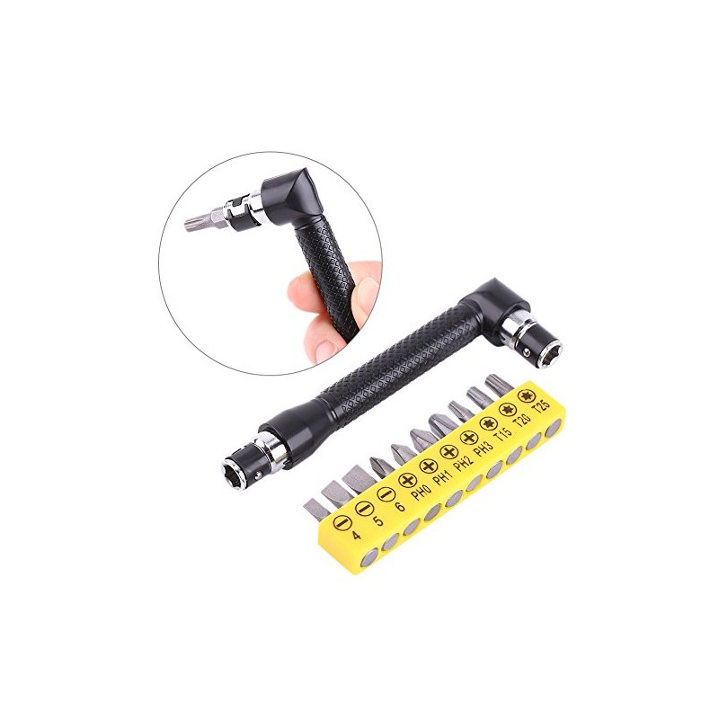 Socket Wrenches, L-Shape Socket Wrench Set, 90 Degree Angled Screwdriver