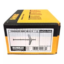 DeWalt 04033-PWR 1/8" x 3" Truss Head Toggle Bolt 50/PKG