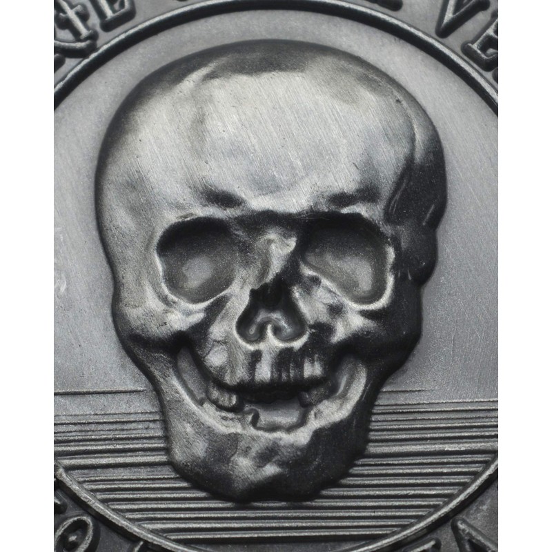 The Commemorative Coin Company MEMENTO MORI/VIVERE Antique Silver REMINDER COIN