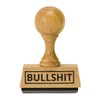 trendaffe The Bullshit Wooden Stamp