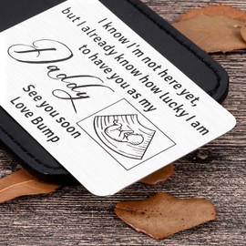 Fleure Esme Gender Reveal Fathers Day Expectant Dad Gifts from Wife Daughter Son New Dad Gifts First Time Daddy Gift First Fathers Day Birthday Gift for New 1st Time Papa Baby Announcement