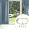 10FT Curtain Wire with 4 Hooks DIY Curtain Rod Picture
