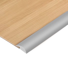 BNELL Carpet & Floor Edging Trim Strip,Self Adhesive-PVC Floor Transition Strip,Thresholds for Doorways with a Height Less Than 5 MM (6.56FT_Grey)