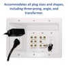 Legrand - OnQ Home Theater Connection, Recessed TV Outlet Supports