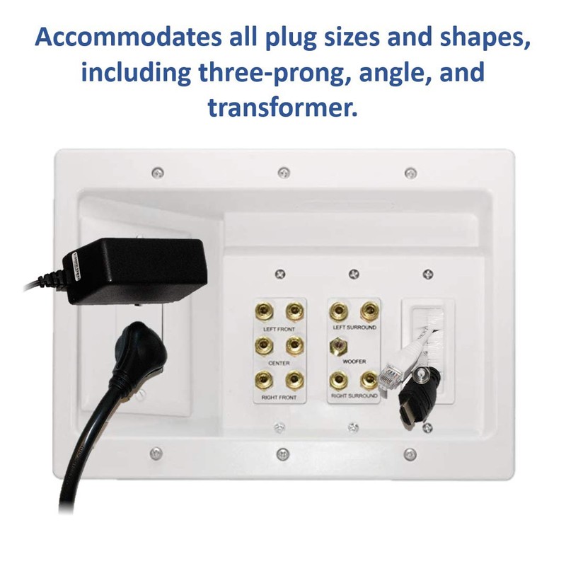 Legrand - OnQ Home Theater Connection, Recessed TV Outlet Supports
