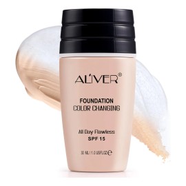 Aliver Base De Maquillaje Con Cambio De Color 2 Unidades