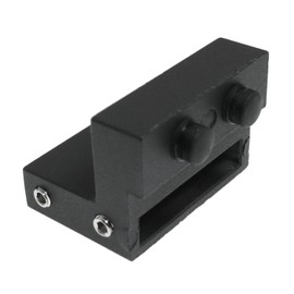 Maxmoral 2PCS Barn Door Stopper with Hex Wrench Roller Stopper with Wrench Slide Rail Track Limiters for Track Width 1.57 Inch Track Thickness 0.24 Inch Track Sliding Barn Door Black