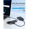 dockteck Hub USB C 4K 60Hz, Adaptador multipuerto USB C