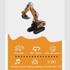 1:20 Scale 2.4G Remote Control Excavator 680° Rotation 11 Channel