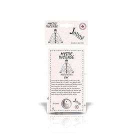Mystic Om 100% Natural Incense Cones - 30+ Minutes Long-Lasting Fragrance for Spiritual Wellness
