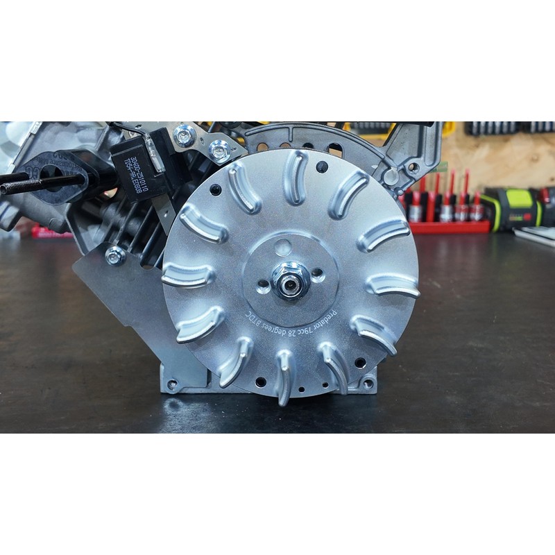 Hanyosa Billet Flywheel for Predator 79cc 98cc Silver