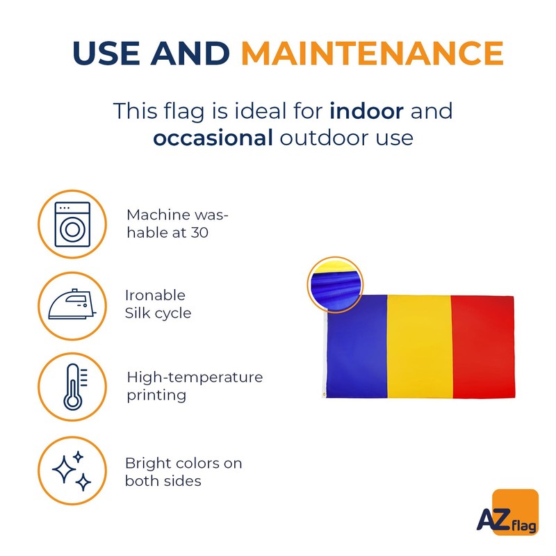 AZ FLAG Romania Flag 3' x 5' - Romanian flags