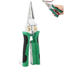 8-in-1 Wire Stripper & Voltage Tester – Multi-Function Electric Wire Stripping Tool, Cutting & Pulling Pliers for Electricians, Ideal Repair Tool (1 PC)