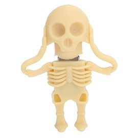 U Disk USB2.0 3 Dimensional Skulls Particular Data Storage Gifts for Birthday Christmas Easter New Year128GB