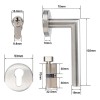 Banna Cerradura Alta Seguridad DO-3SS para Puertas Izquierda/Derecha Plateada