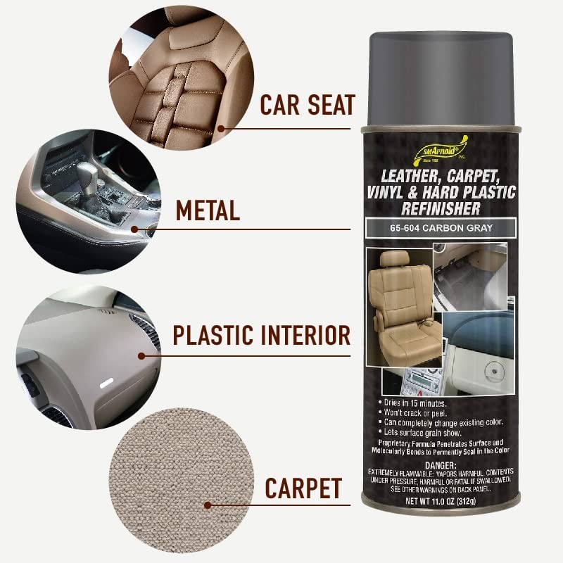 S.M. Arnold Refinishing Spray Paint - CARBON GRAY 11 Oz.