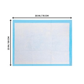 Leak-Proof Large Puppy Pads, 50 Count, 30" X 23". Training Pee Pads with Superb Absorption, Quick-Drying, Odor Neutralizer, & Multi-Layer Design