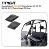 ECOTRIC Black Seat Cover Replacement Set Compatible with 2002-2008 Polaris