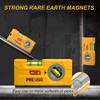 PREXISO 2-in-1 Line Laser Level - Mini Torpedo Level with