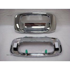 PT Auto Warehouse GM-3523M-BZ - Tailgate Handle Trim/Bezel, Chrome