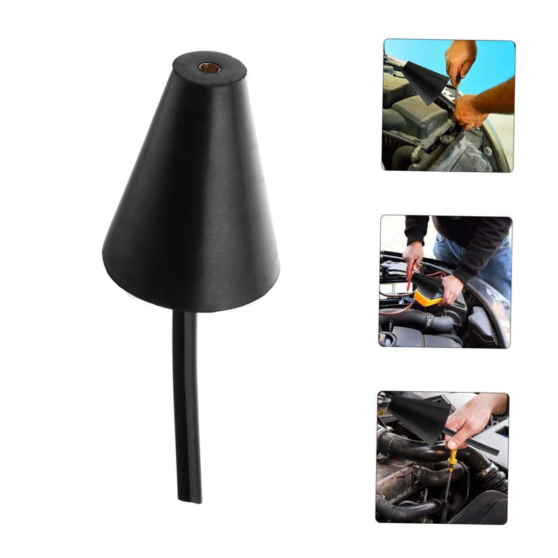 Zerodeko Automotive Leak Tester Boot Adapter Intake Cone Seal for