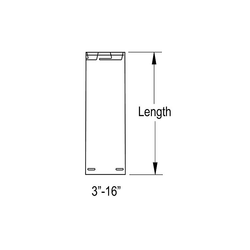 6'' DuraVent Type B 6'' Round Chimney Pipe - 6GV06