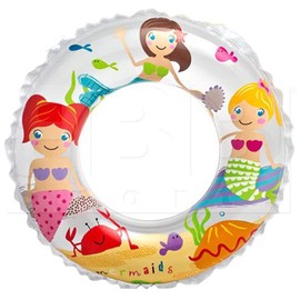 Intex 24" Inflatable Transparent Ring Swim Tube #59242 - Color May Very - 2 Pack