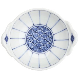 Hasami Pottery 212864 Hasami Pottery, Takayama Pottery, Mini Bowl, With Hand, Small Included, Diameter Approx. 3.9 x 3.5 inches (10 x 9 cm), For Shops, Restaurants, Commercial Use, Serving Dish,