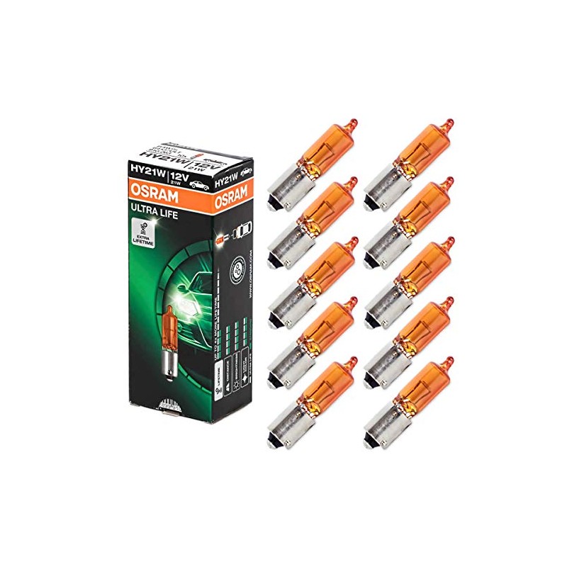 Osram 64137L Genuine Front Main Headlamp HY21W, 12V, in Collapsible