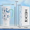 Meoky Vaso Térmicos De Inoxidable Con Calor/frí Pajilla 40oz