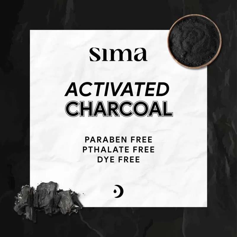 Gel De Baño Sima Charcoal Gentle 500 Ml Con Ácido
