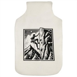 'Mountain Rock Climbing' Hot Water Bottle Cover (HW00035799)