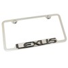 Au-TOMOTIVE Gold Lexus 3D Black Pearl/Black Pearl Cut-Out License Plate