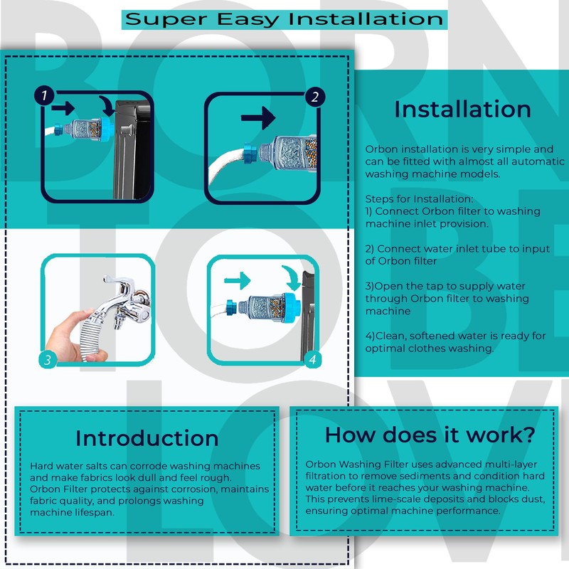 Hard Water Filter for Machines | Inline Water Filter |
