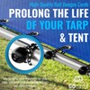 GOEASY0312 Ball Bungee Cords 6 Inch - 50 PCS Bungee