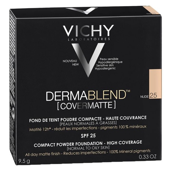 Vichy Dermablend Covermatte Poudre Compacte, 25 Nude