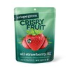 Crispy Green Natural Freeze-Dried Fruit, Strawberry Single-Serve, No Sugar Added,