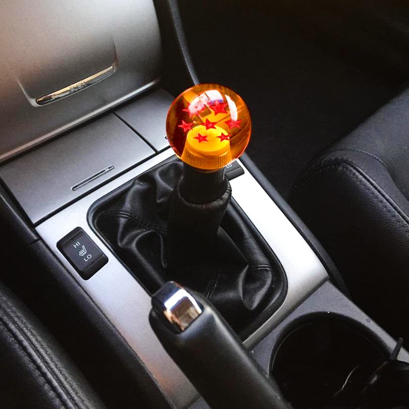 EZAUTO WRAP Orange 1 Star Universal Dragon Shifter Knob Ball