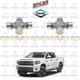DANA Spicer Two x 5-213X SPICER U-Joints for Front Driveshaft 2007-2017 Toyota Tundra 4WD