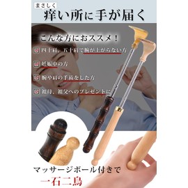 (Physical The Supervision) Grandchild Hand Stretchable Eggplant Hand Bamboo Back Cover "Size Fits in Pocket and Convenient to Carry" (A)