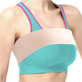 Breast Support Band, No-Bounce, Adjustable Extra Sports Bra Strap, Stabilizer Band Beige