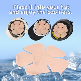 Head Gel Ice Pack, Helmet Ice Pack, Used for Catcher Helmets, Outdoor Sport, Equestrian Riding, Operation On The Head, Relieve Summer Heat and Keep Cool (pink 2PCS)
