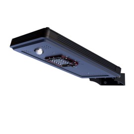 Solar Power Dusk to Dawn Black Aluminum Outdoor Integrated LED AI-Smart Sensing 1600 Lumens CREE Area Path Parking Light