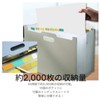 K-AAFY Document File Large Capacity 13 Pockets Freestanding Telescopic A4